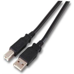 USB2.0 Anschlusskabel A-B, St.-St., 3,0m, grau, Classic (K5255.3)