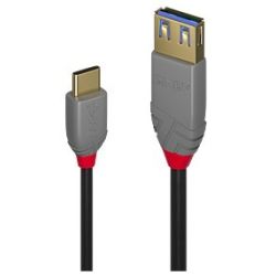 0,15m USB 3.1 Typ C an A Adapterkabel, Anthra Line (36895)