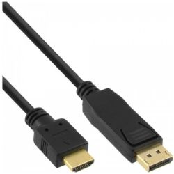 INLINE DisplayPort zu HDMI Konverter Kabel schwarz 1.5m (17184)