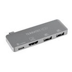 TERRATEC Aluminium USB Type-C Adapter mit USB-C PD HDMI 2x US (251737)