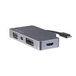 STARTECH.COM USB-C Video Adapter Multiport - Space Grau (CDPVDHDMDPSG)