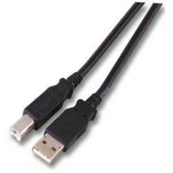 USB2.0 Anschlusskabel A-B, St.-St., 1,0m, schwarz, Classic (K5255SW.1)