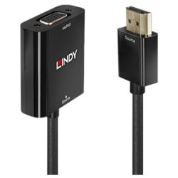 Konverter HDMI-A Stecker zu VGA Buchse schwarz (38291)