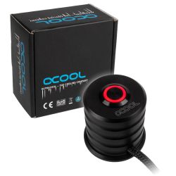 Alphacool Powerbutton mit Taster 19mm rot beleuchtet - Deep  (1014950)
