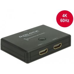 DELOCK Umschalter HDMI 2-1 bidirektional 4K 60Hz (18749)