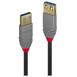 2m USB 3.0 Typ A Verlängerungskabel, Anthra Line (36762)