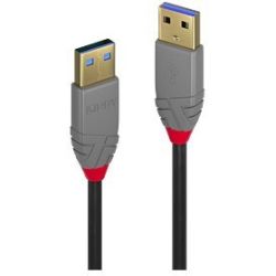 2m USB 3.0 Typ A an Micro-B Kabel, Anthra Line (36767)