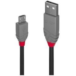 0,5m USB 2.0 Typ A an Mini-B Kabel, Anthra Line (36721)
