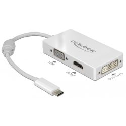 Adapter USB-C (Stecker) > VGA / HDMI / DVI (Buchse) (63924)