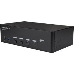 STARTECH.COM KVM Switch HDMI 4 Port - 4K 30 Hz - KVM Ext (SV431DHD4KU)