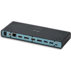 I-TEC USB 3.0/USB-C Dualdock mit PD 1x 5K 2x 4K 60Hz (CADUA4KDOCKPDL)