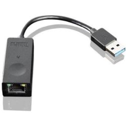 LAN-Adapter schwarz USB-A 3.0 zu 1x RJ-45 (4X90S91830)