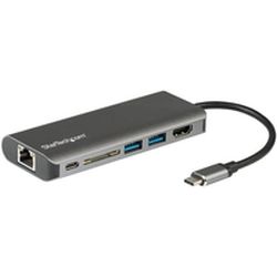 STARTECH.COM USB C Multiport Adapter mit HDMI - 4K - SD (DKT30CSDHPD3)