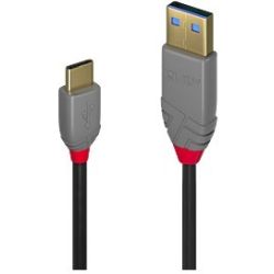 3m USB 2.0  Typ A an C Kabel, Anthra Line (36888)