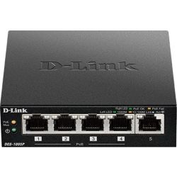 DLINK Switch DGS-1005P/E 5-Port Desktop Gigabit Po (DGS-1005P/E)