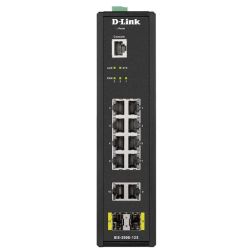 DIS-200G Industrial Railmount Gigabit Smart Switch (DIS-200G-12S)