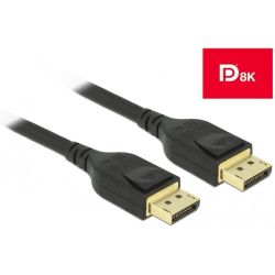 DELOCK DisplayPort Kabel 8K 60 Hz 5 m DP 8K zertifiziert (85663)