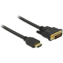 DELOCK HDMI zu DVI 24+1 Kabel bidirektional 1,5 m (85653)