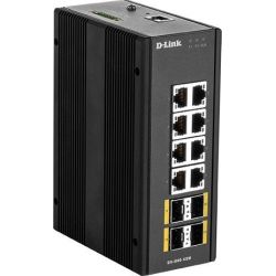 Industrial Gigabit Managed Switch with SFP slots 8Port (DIS-300G-12SW)