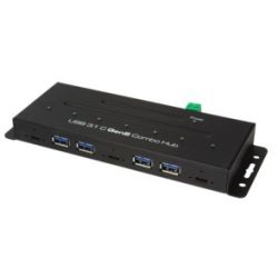 Industrial Wallmount 7-port USB-Hub schwarz (UA0319)