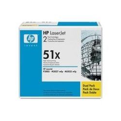 Hewlett Packard (HP) 51X Toner schwarz Doppelpack (Q7551XD)