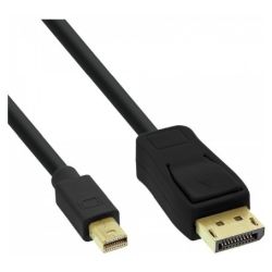 INLINE Mini DisplayPort OUT zu DisplayPort IN Kabel schwarz 0 (17136S)