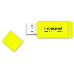 Neon 16GB USB-Stick gelb (82-10-08/INFD16GBNEONYL3.0)