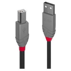 10m USB 2.0 Typ A an B Kabel Anthra Line (36677)