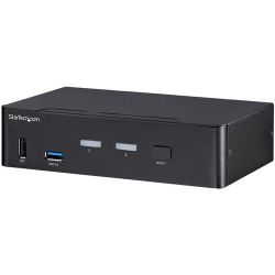 STARTECH.COM 2 Port DisplayPort KVM Switch mit USB 3.0 - (SV231DPU34K)