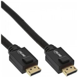 INLINE DisplayPort Aktiv Kabel 4K2K vergoldete Kontakte schwa (17120A)