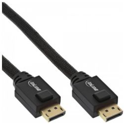 INLINE DisplayPort Aktiv Kabel 4K2K vergoldete Kontakte schwa (17125A)