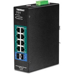 TRENDnet Switch 10-port Industrial Gbit PoE+ L2 metall IP3 (TI-PG102I)