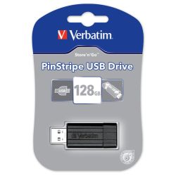 Store n Go PinStripe 128GB USB-Stick schwarz (49071)