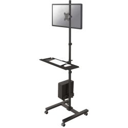 FPMA-MOBILE1700 Mobile Workplace Floor Stand schwarz (FPMA-MOBILE1700)