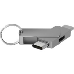 Connect C500 Adapter USB-C zu USB-C + Micro-USB grau (272986)