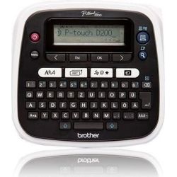 P-touch D200BW Beschriftungsgerät weiß/schwarz (PTD200BWZG1)