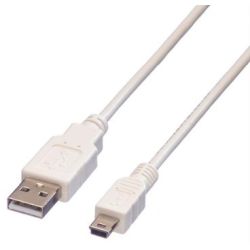 VALUE USB2.0 Kabel A 5pinMini 0.8m (11.99.8708)