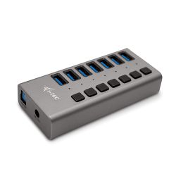 USB 3.0 Hub 7port grau (U3CHARGEHUB7)