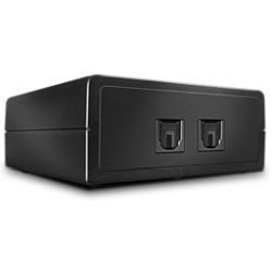 Automatischer optischer 2 Port Audio Switch schwarz (70436)