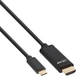 USB-C mit DisplayPort auf HDMI 2.0 Adapterkabel schwarz 1m (64111)