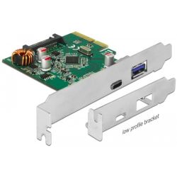 Controllerkarte PCIe 3.0 x4 zu USB-C 3.1 / USB-A 3.1 (90299)