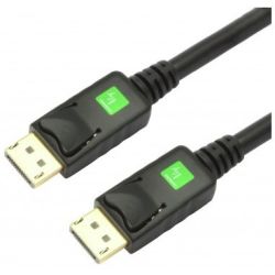 Techly DisplayPort 1.2, Audio/Video Kabel, schwarz, 0 (ICOC-DSP-A-005)