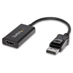 Adapter DisplayPort Stecker zu HDMI Buchse schwarz (DP2HD4K60H)