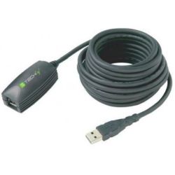 TECHLY USB 3.0 Aktive Verlängerung, Superspeed, 5m, schwar (ICUR3050)