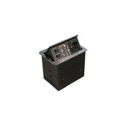 Equip EQUIP Tischsteckdosenleiste mit 1 Steckdose schwarz (333341)
