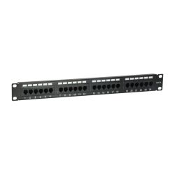 Equip Patchpanel 24x RJ45 Cat5e 19 1HE schwarz (235325)