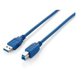 USB 3.0 Kabel A/B 3m blau (128293)