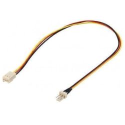 PC-Lüfter Stromkabelverlängerung 3Pin Secker > 3Pin Buchse (93631)