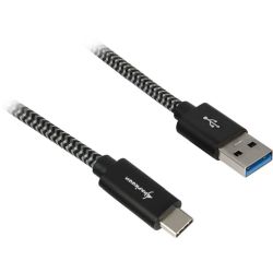 Kabel USB A 2.0 Stecker > Micro-USB Stecker (Alu + Bra (4044951026999)