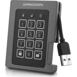 Aegis Padlock 240GB Externe SSD schwarz (ASSD-3PL256-240F)